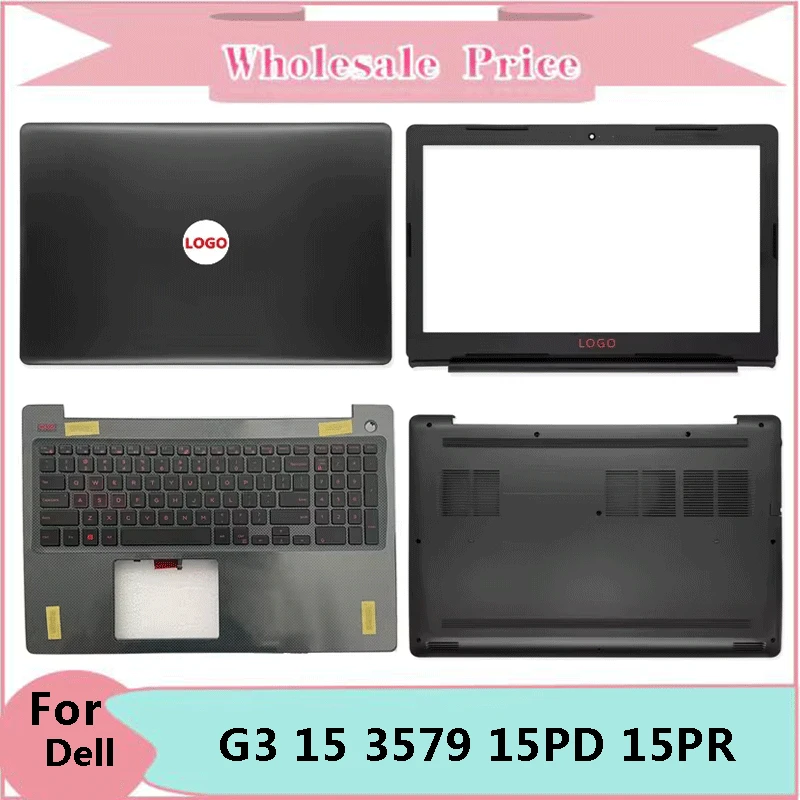 NEW For Dell G3 15 3579 15PD 15PR 15GD P75F Laptop LCD Back Cover Front Bezel Upper Palmrest Bottom Base Case Keyboard Hinges