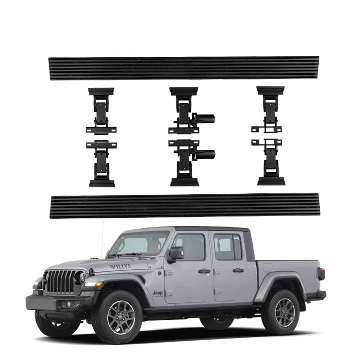 

Customized Production ForJeep Gladiator Anti Pinch LED Car Side Pedals