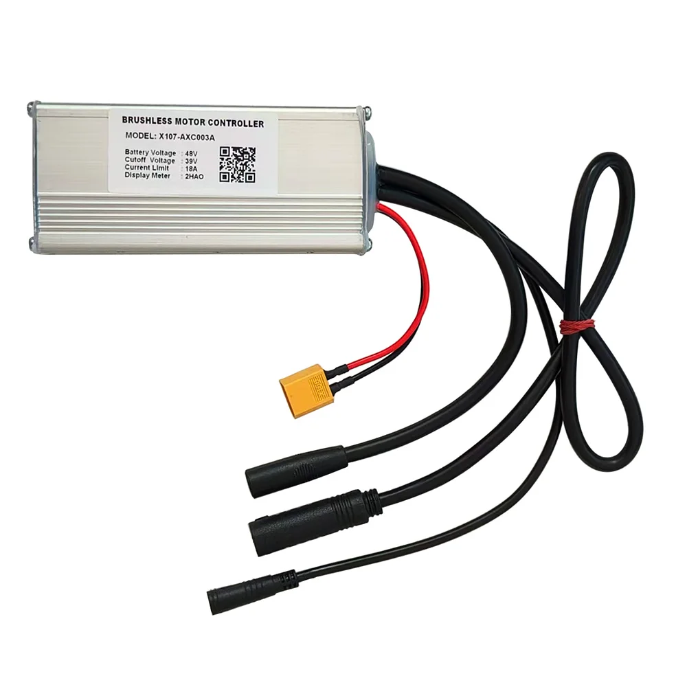 

Бесщеточный контроллер двигателя X107-AXC003A 48 В 18 А Контроллер скорости электрического велосипеда, скутера, совместимый с дисплеем протокола 2HAO