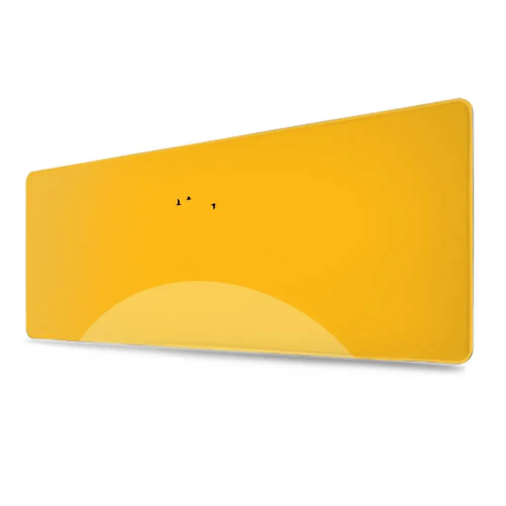 Fashion Yellow Creative Mouse Pad High Quality Best-Selling Games Non-Slip Rubber Lock Pad Dedicated Office Computer Table Mats