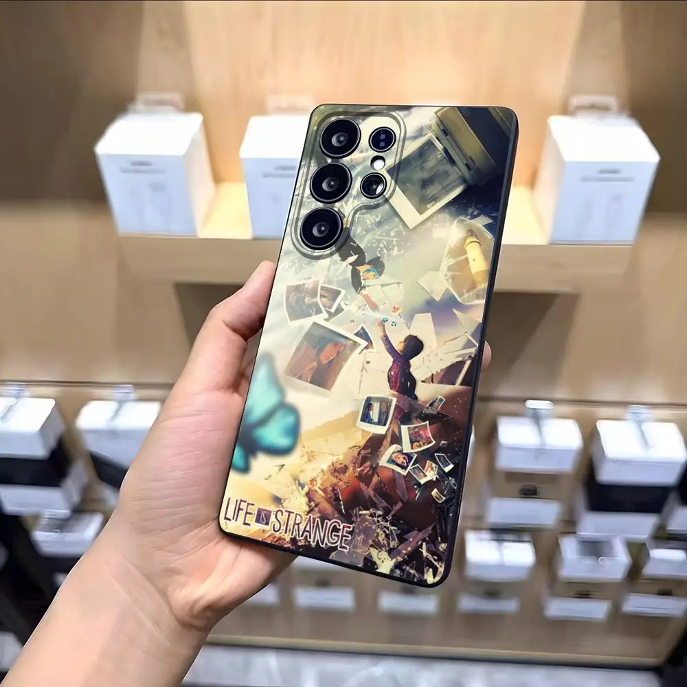Game L-Life Is S-strange Phone Case For Samsung S26 S25 S24 FE S23 S22 S21 Plus S20 Ultra Note20Ultra Black Soft Shell