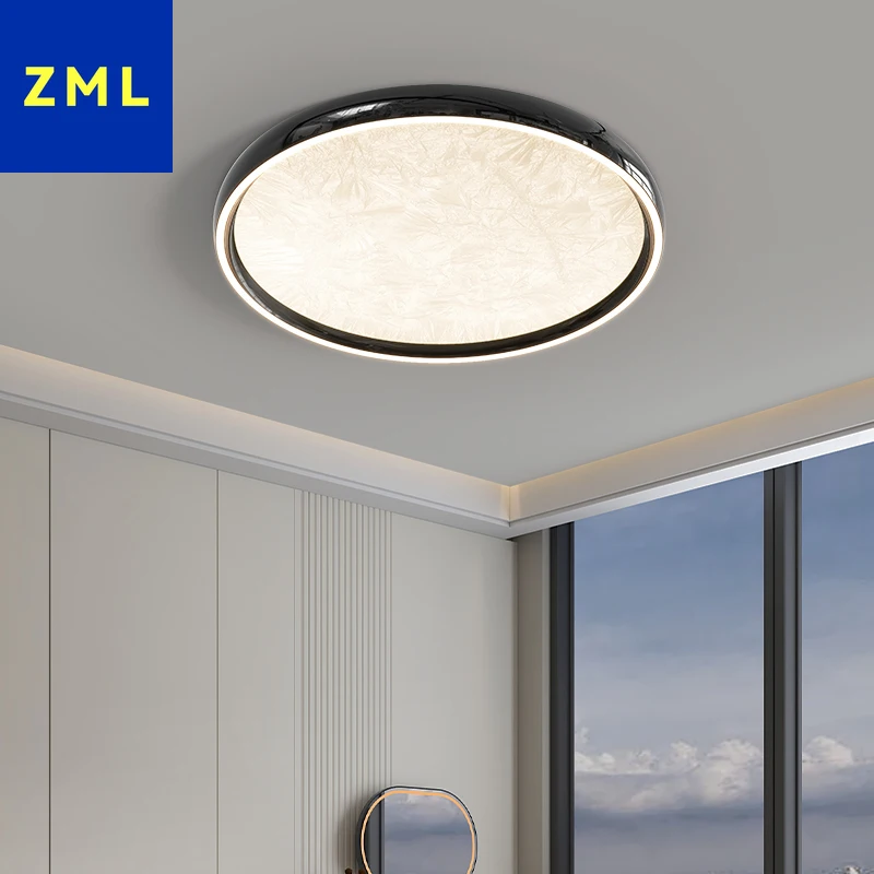 

Italian Minimalist Bedroom Ceiling Light Creative Ceiling Mounted Lighting Fixture Lemon Circular Living Room LED Chandelier