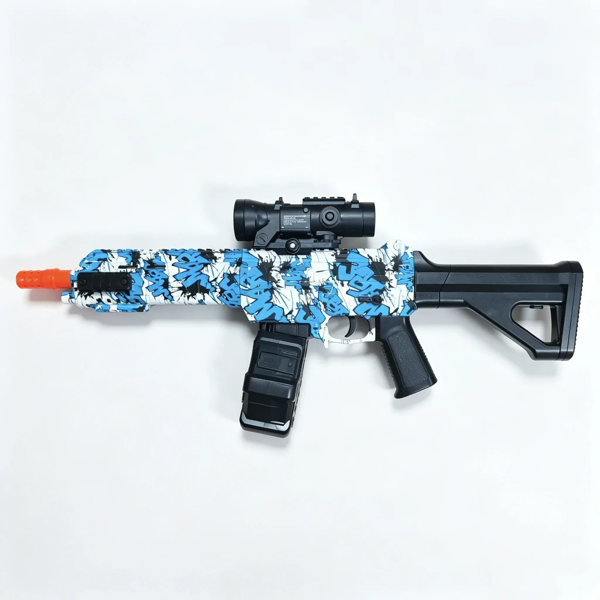 QBZ191 Form Modular Battery Shooting Toy, Rechargeable Electric Blaster for Hydrogel Ammo Outdoor Play (Bullets Not Included)