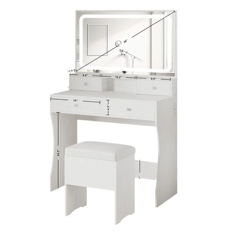 

Dresser Bedroom Small Unit Makeup Table Board Furniture Simple Wholesale Makeup Table