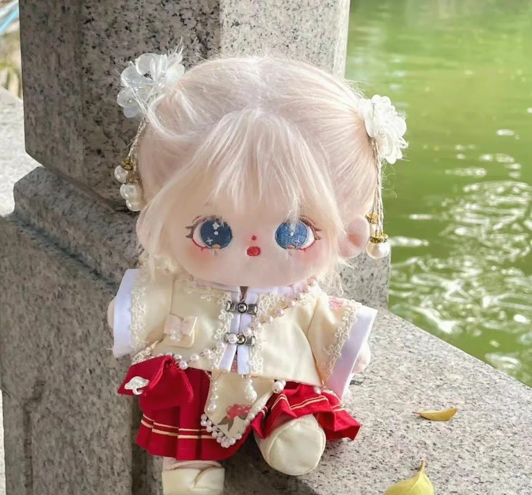 

HOUZIWA 20CM Doll Suit Hanfu Clothes For Plush Dolls