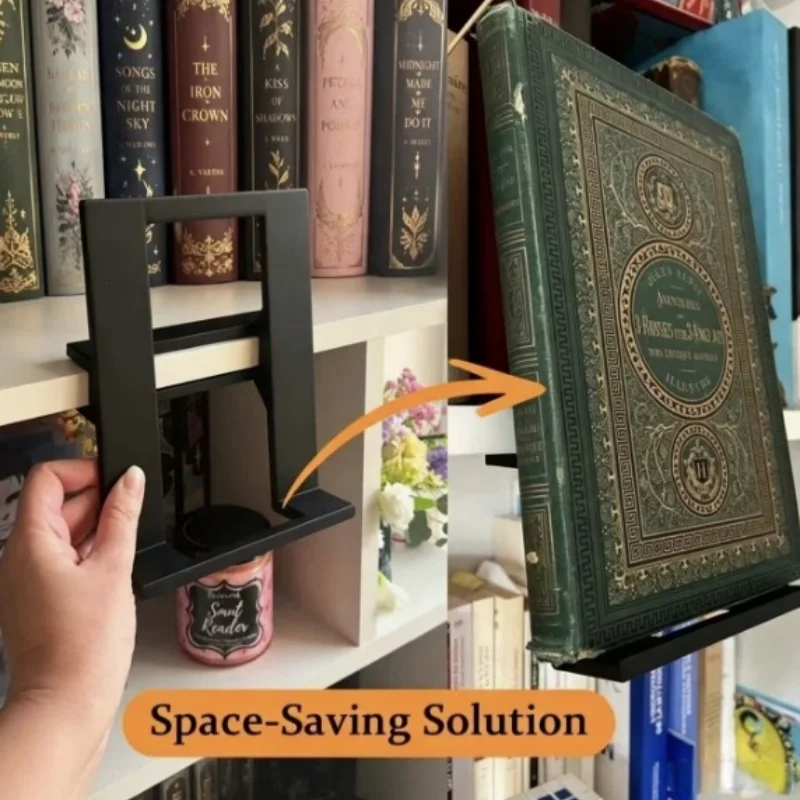 Unique Book Display Shelf Decorative 3d Printed Floating Storage Stand Bookcase Book Display Stand For Home Library Classroom