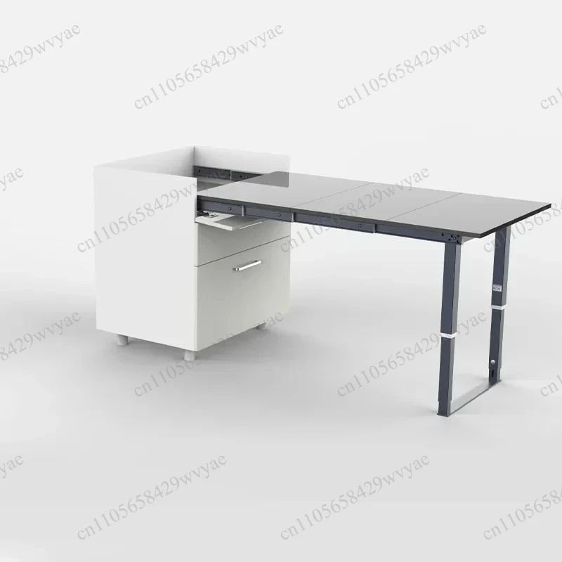 

Multi-section Folding Slide Rail, Double Support Folding Track, Hidden Pull-out Guide Rail for Kitchen Side Table & Drawer