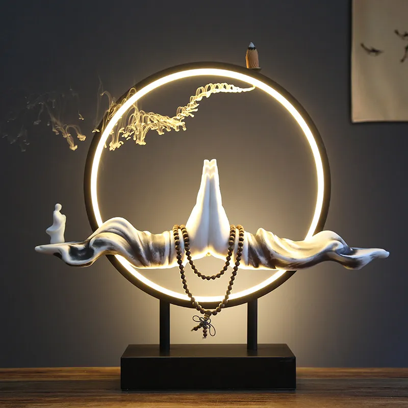 Zen Incense Stick Burner Holder Home Fragrance Christian Buddhist Religious Item Offering Bakhoor Incense Japanese Decoration