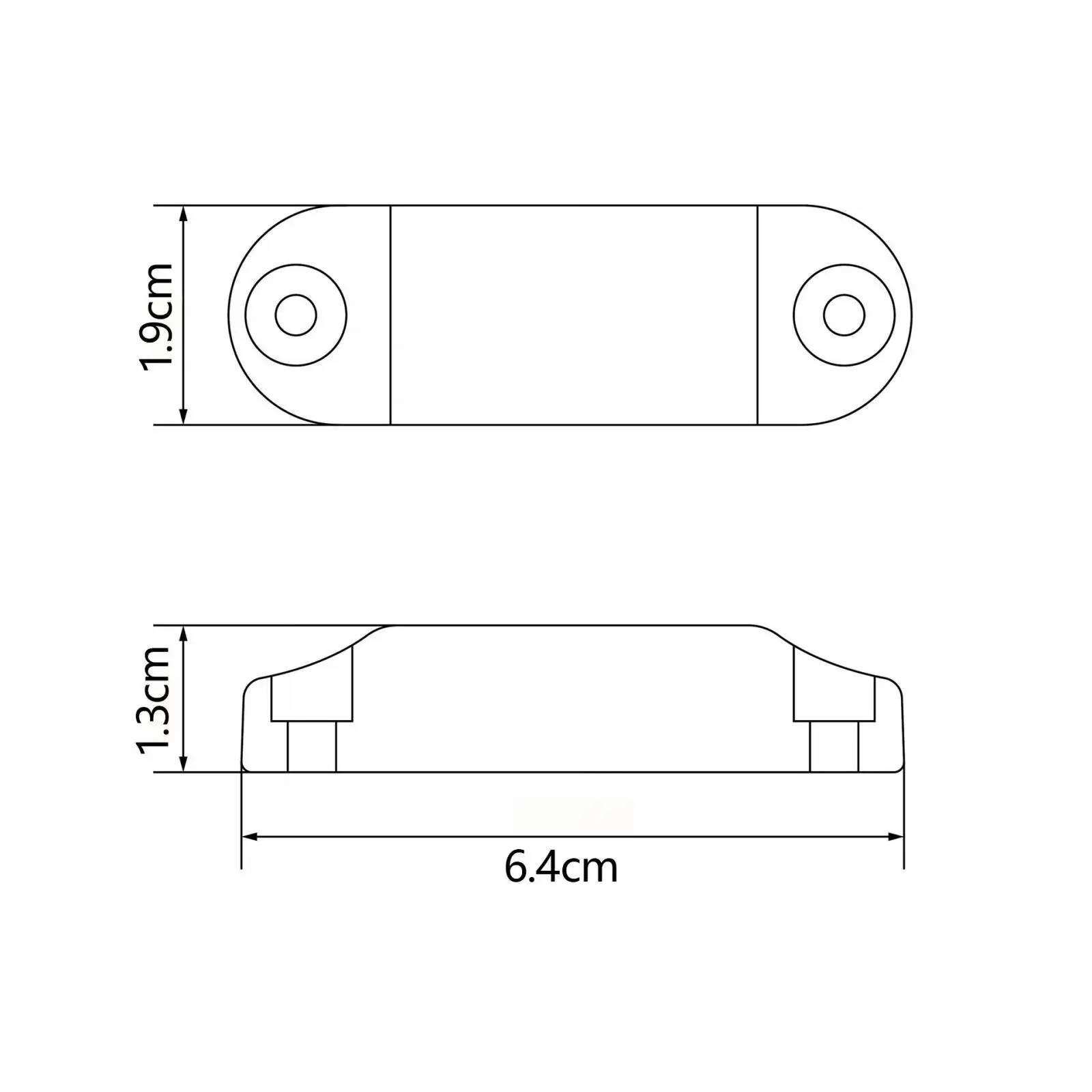 حامل الباب المغناطيسي RV ممتاز وسهل الاستخدام وسهل التركيب وأداء عالي بديل RV أجزاء باب الأمتعة المغناطيسي #6