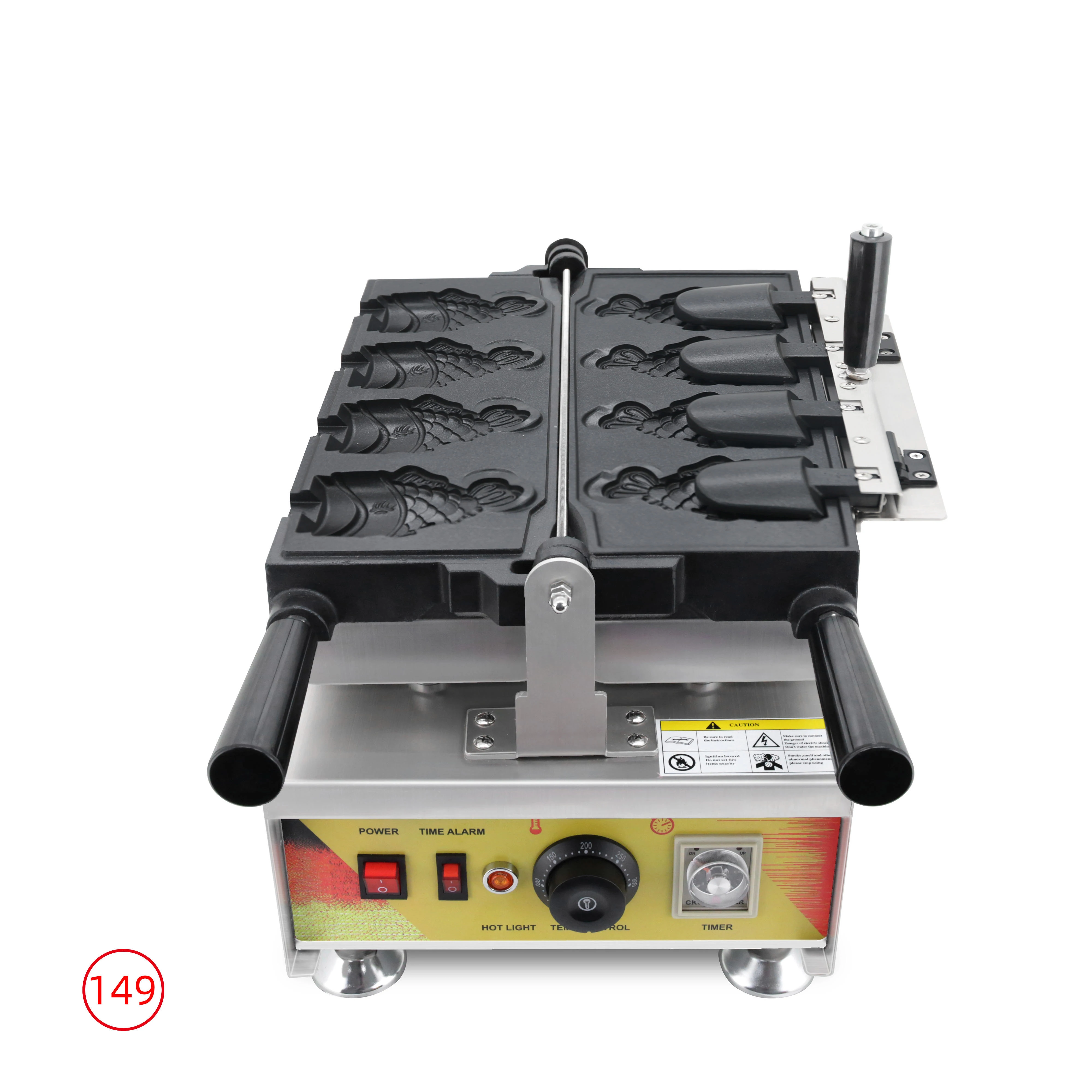 Ticari Açık Ağızlı Balık Waffl - Waffle Cone Maker incelemesi ve fiyatı