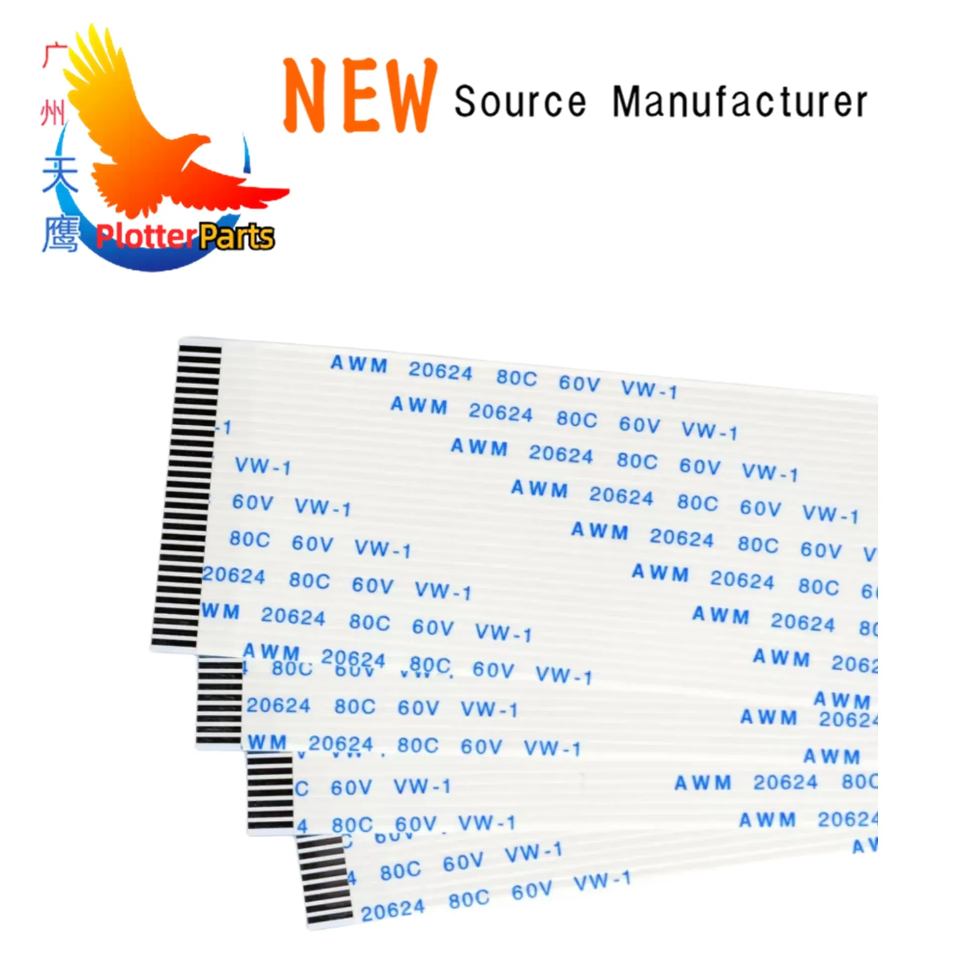 NEW FFC Flat Cables Service Kit for HP T650 DesignJet T630 T520 T250 T120 T525 A1 Plotter CQ890A  24 Inch