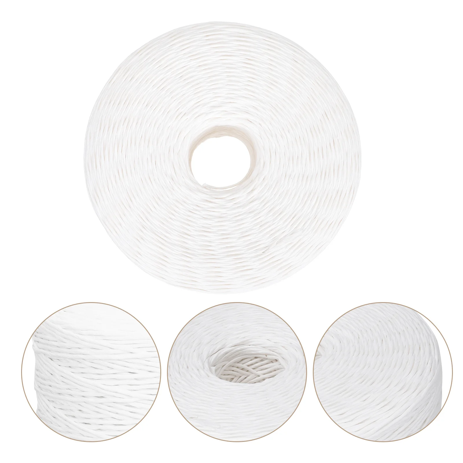 1 Roll Kraft Paper Rope Handmade DIY Lampshade Materials Durable Multifunctional Gift Decorative Twine Paper Rope