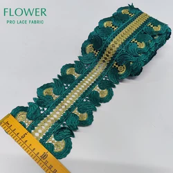 5 Yards Guipure  Ribbon For Crafts For Sewing Clothing Top Quality Wedding Dresses Ribbon Dry Lace Material For African Women