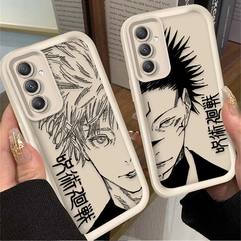 Cool Anime Gojo Ryomen Case For Samsung Galaxy A54 A05S A05 A34 A24 A14 A53 A33 A23 A13 A52 A52S A32 A22 A12 A71 A51 A31 Cover