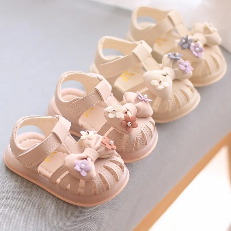 

Fashion Girls Shoe Summer New Kids Sandals Soft Soled Baby Shoes Anti Slip Child Beach Shoe Simple Girl Sandals Comfor Kid Shoes