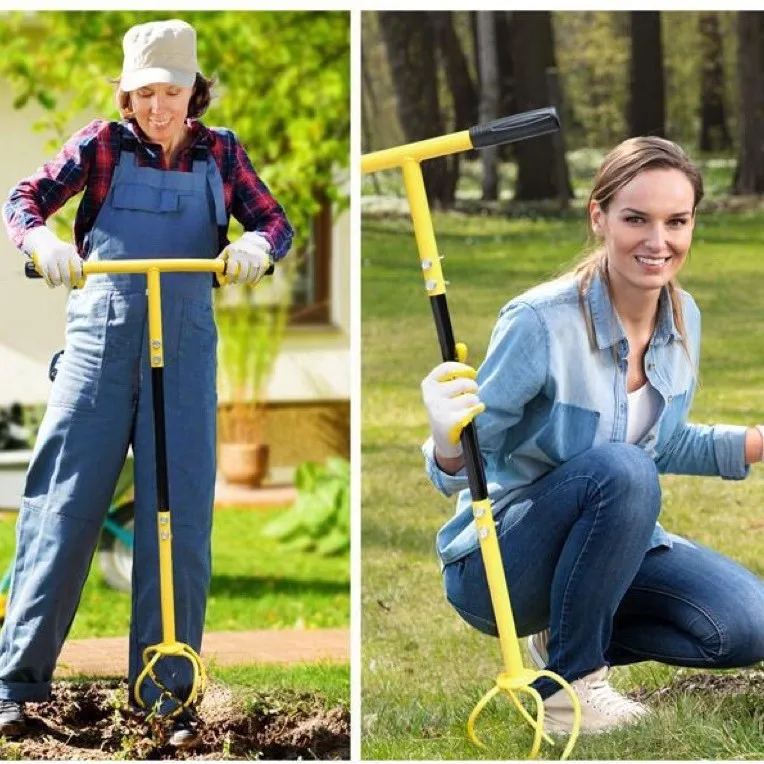 Image 3: Nouveau déclencheur de trous d'oxygénation de prairie détachable de haute qualité et outil manuel desserrage du sol pour les jardins