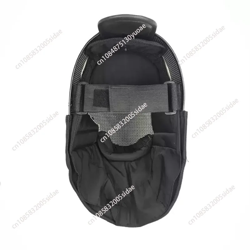 Fencing Mask with 350N Stab-Proof Fabric Fencing Coach Mask with Full Coverage Lining Removable and Washable