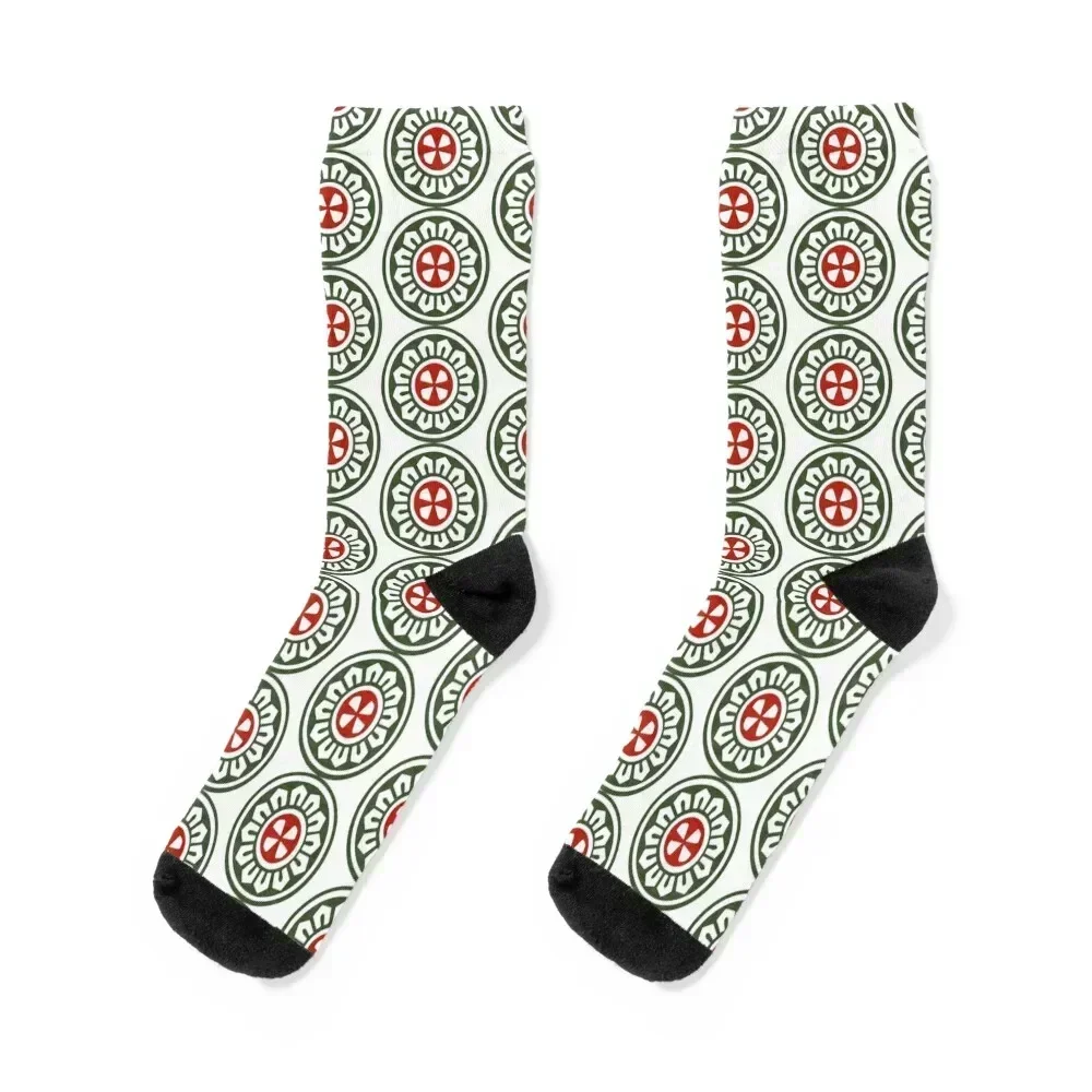 

Mahjong Tile One Dot yat tong Socks Stockings compression ankle christmass gift Woman Socks Men's
