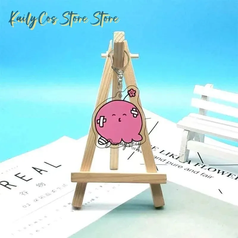 

DY20Kawaii розовый осьминог акриловый кулон брелок аниме Takopi's Original Sin косплей брелок для ключей сумка аксессуары реквизит подарок