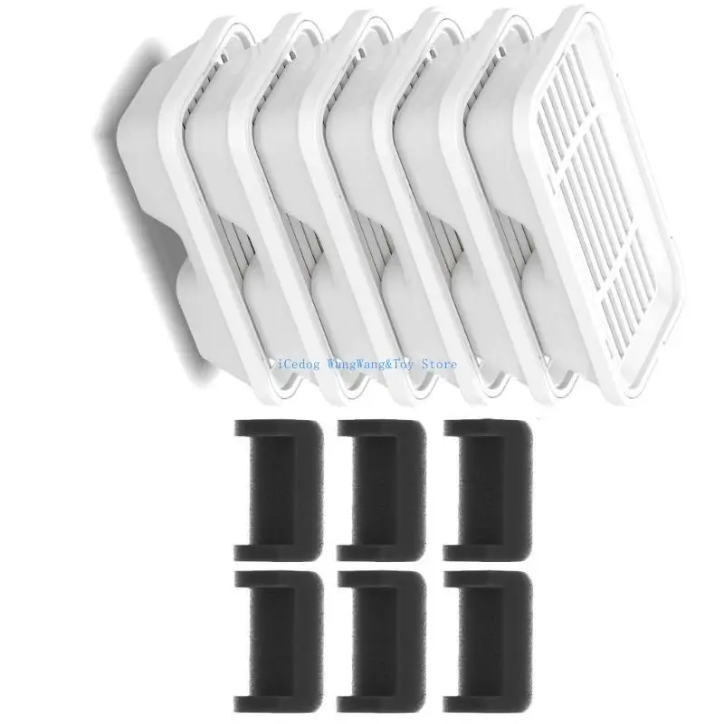 بطارية مولف تعمل بالقطط التي تعمل بنافورة المياه والإسفنجات التلقائية إكسسوارات استبدال مياه الحيوانات الأليفة