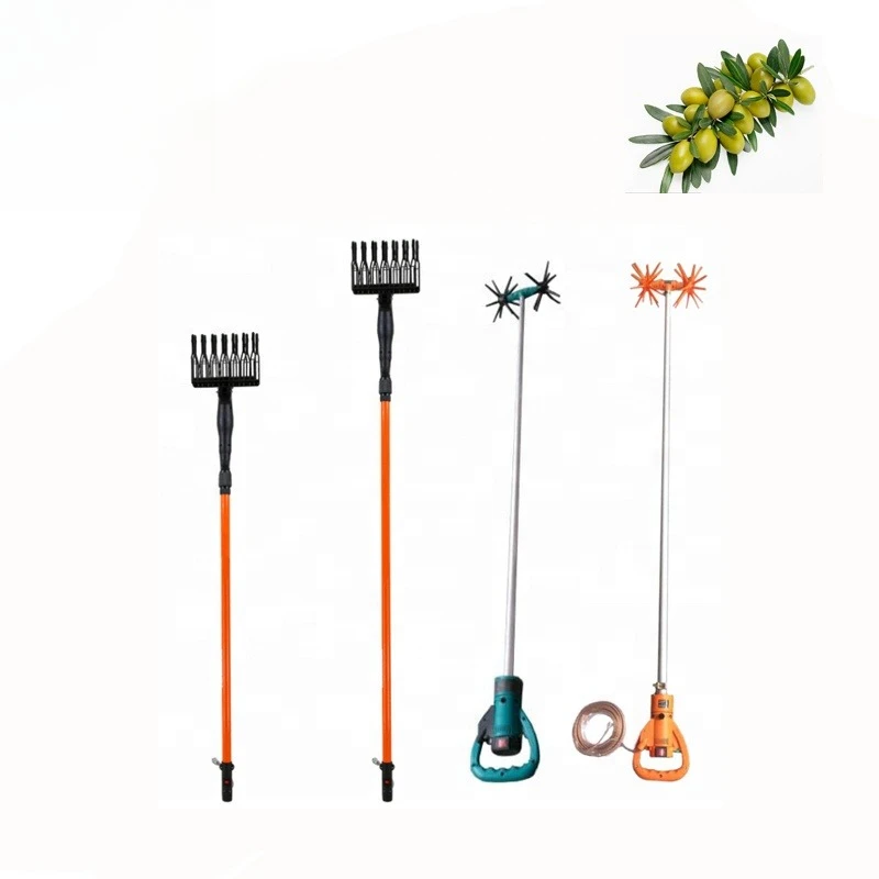 Orchard Electric Vibrating Fruit Harvester A battery-powered vibrating fruit picker for olive nut fruit picking