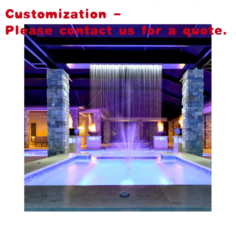 

custom.Store Recommendation Digital Waterfall Fountain Wall Curtain Graphic Curtain Fountain