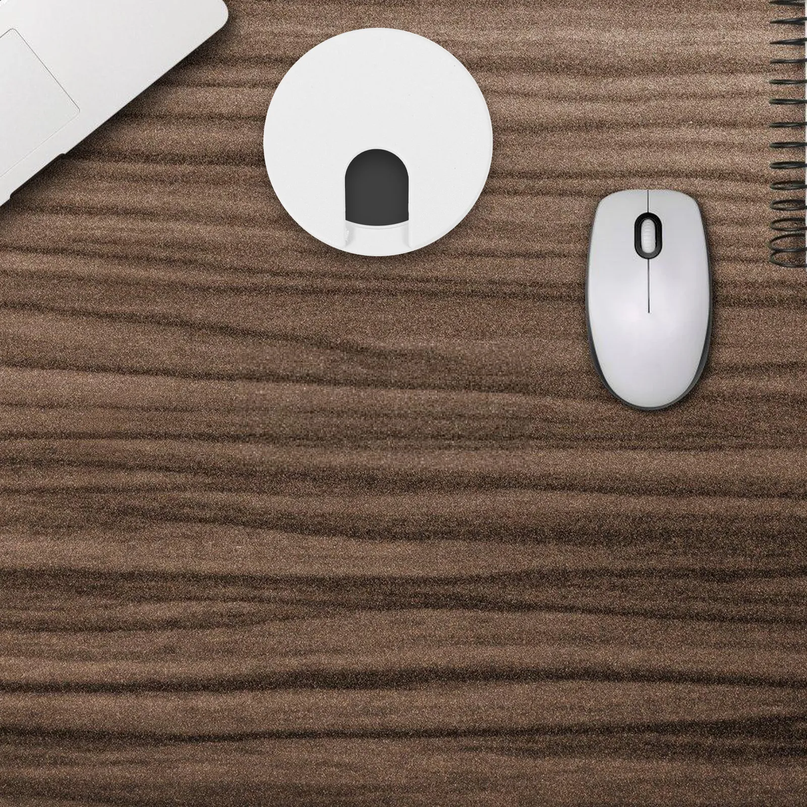 12Pcs Wire Hole Covers Plastic Desk Cable Grommets Large Capacity for Home Office Desk Wire Organizer Cable Hole Covers