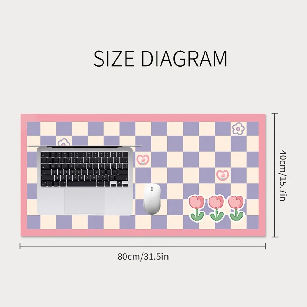 Tapis de clavier antidérapant et résistant à l'usure, article de décoration de bureau, accessoires pour PC, alfombrillas para escritorio, tapis de souris