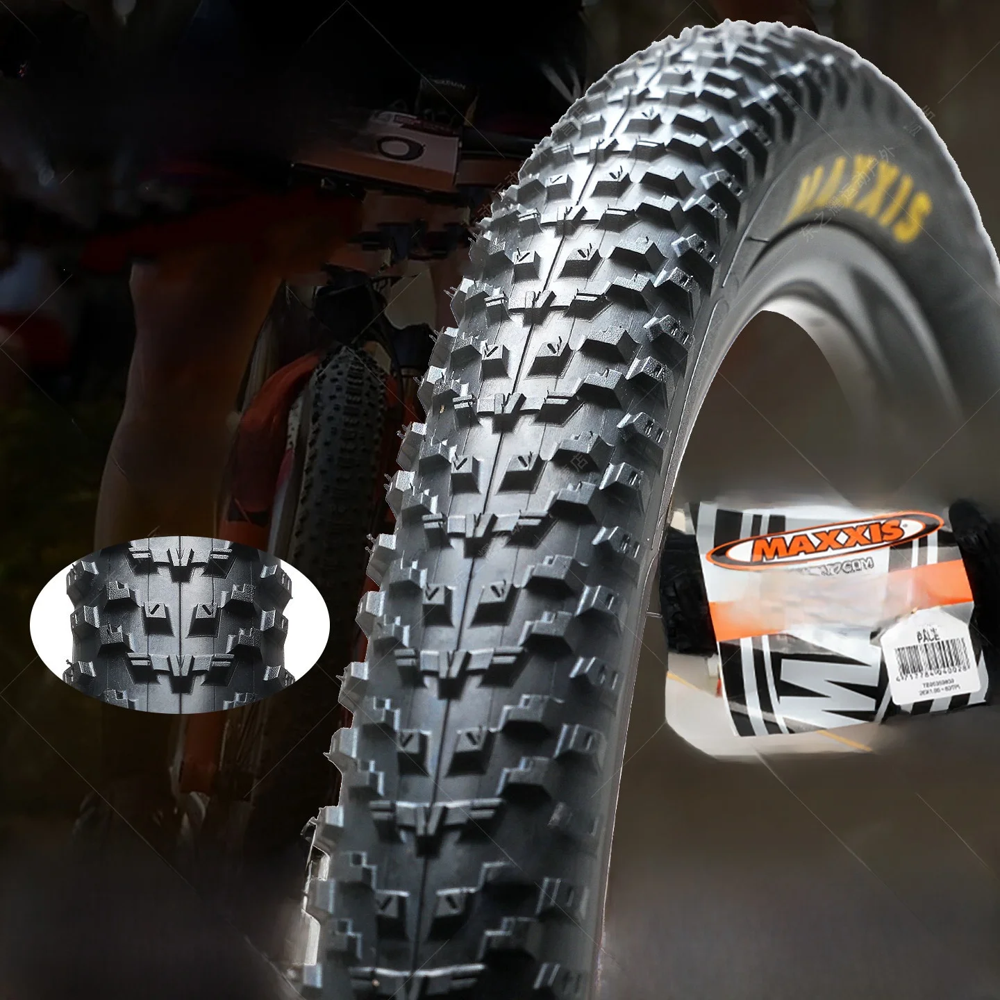Pneu Externo Maxxis M366 para Bicicleta de Montanha, Durável e Resistente ao Desgaste, para Bicicletas de 26, 24, 27,5 e 29 P...