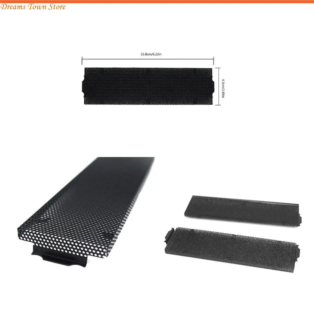 

HX6A 2pcs Opticals Drive Computer Chassis Front Panel Bracket Driver's Baffles Sponges