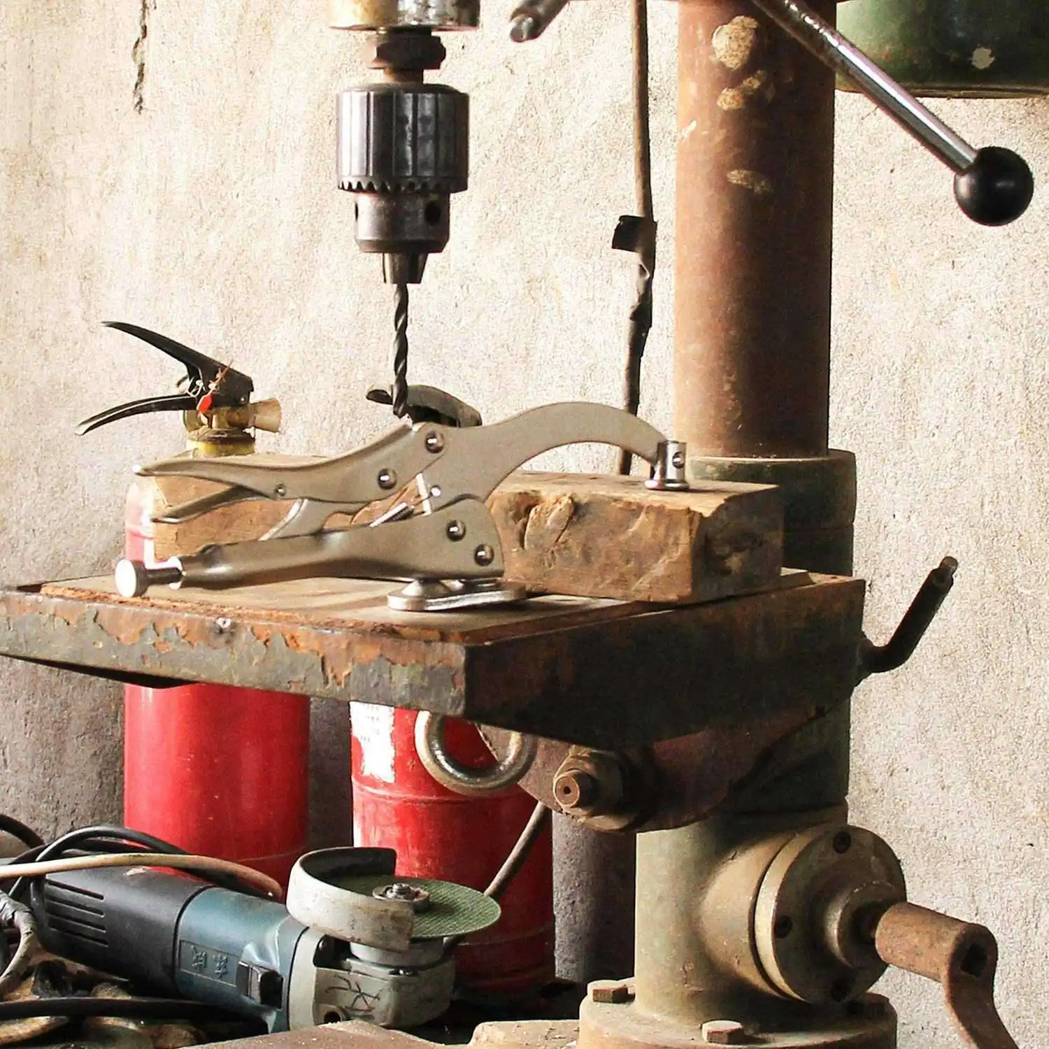 

Зажим для сверлильного станка CMHI-9 дюймов, тиски для сверлильного станка, фиксирующий зажим для сверхмощного сверлильного станка