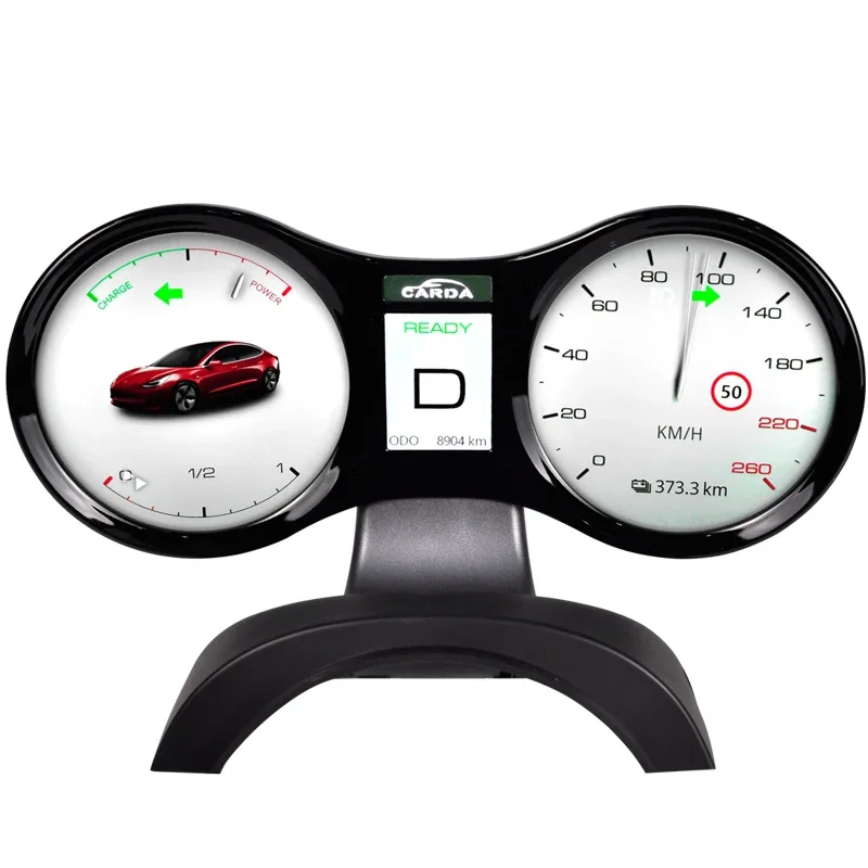 Car LCD Instrument Cluster Retrofit Multimedia Digital Dashboard for Tesla Model 3 / Model Y Head-up Display Panel Gauges