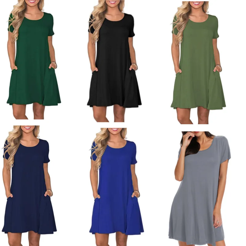 

Новинка 2025, круглая повседневная женская юбка трапециевидной формы с высокой талией Ne Color ket ort Sve Maxi Dr, полиэфирная ткань