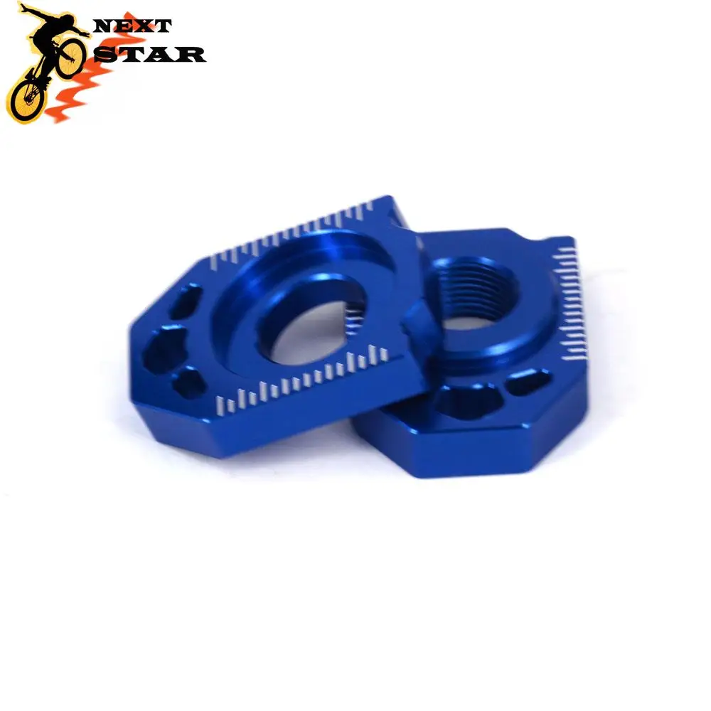 Blue CNC Rear Chain Adjuster Axle Block For HUSQVARNA FC250 FC350 FC450 FC 250 350 450 2015 2016 FE250 FE450 FE501 FE 2014-2022