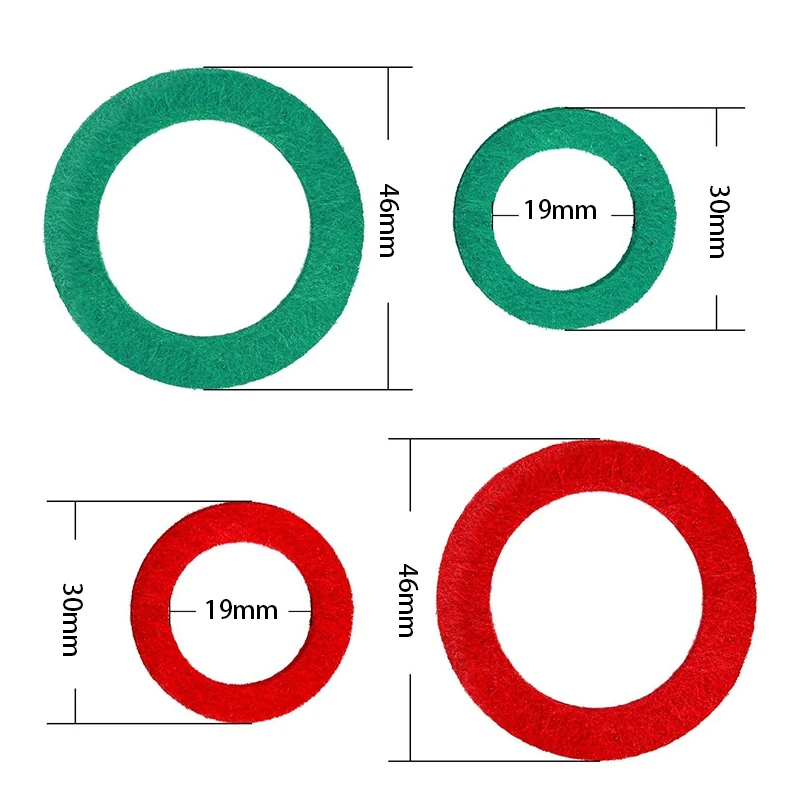 Protector de Terminal de batería de fibra, arandelas anticorrosión, 6 rojas y 6 verdes, 12 piezas