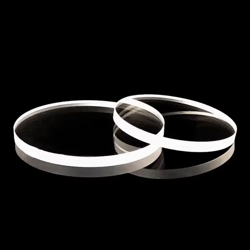 

2pcs 50mm 55mm JGS2 Optical Quartz glass plate Observation window lens High Temperature Resistant Quartz Glass