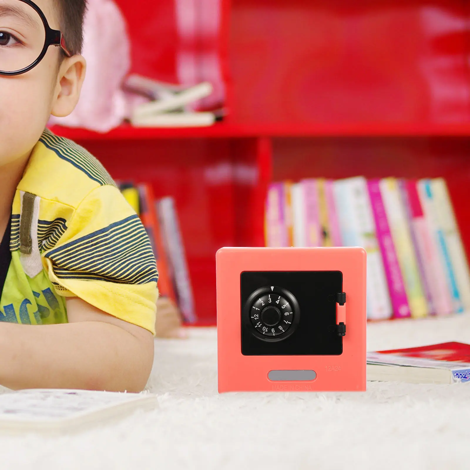 Premium Small Strongbox Children Safe Modern Appearance Jewelry Accessories Storage Multi Function Decorative Mini Safe