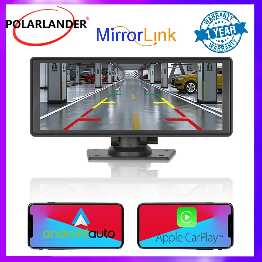 

FM Transmitter Plug and Play Installation ‌Portable Car Monitor Android Auto Radio