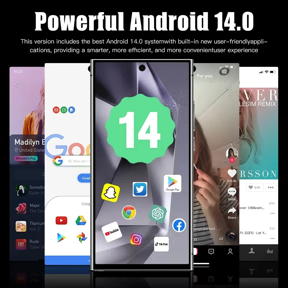 2025 حار S26 الترا 5G 22GB 2 تيرا بايت الأصلي الذكي 5G بطاقة مزدوجة الاستعداد المزدوج أندرويد 14 نظام الإصدار العالمي بطارية 8000mAh #2