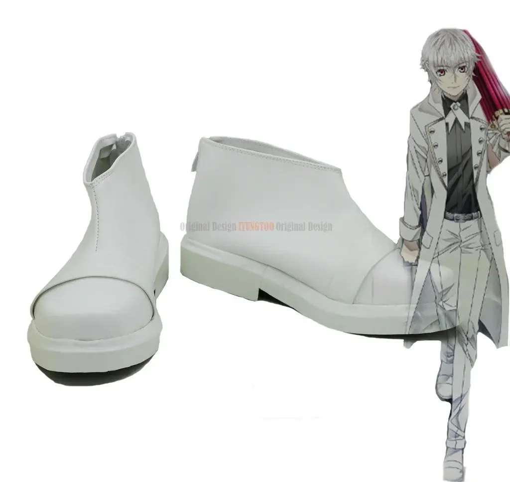 

Isana Yashiro White Shoes Cosplay Anime K Return of Kings Isana Yashiro Cosplay Shoes White Boots Custom Made Any Size