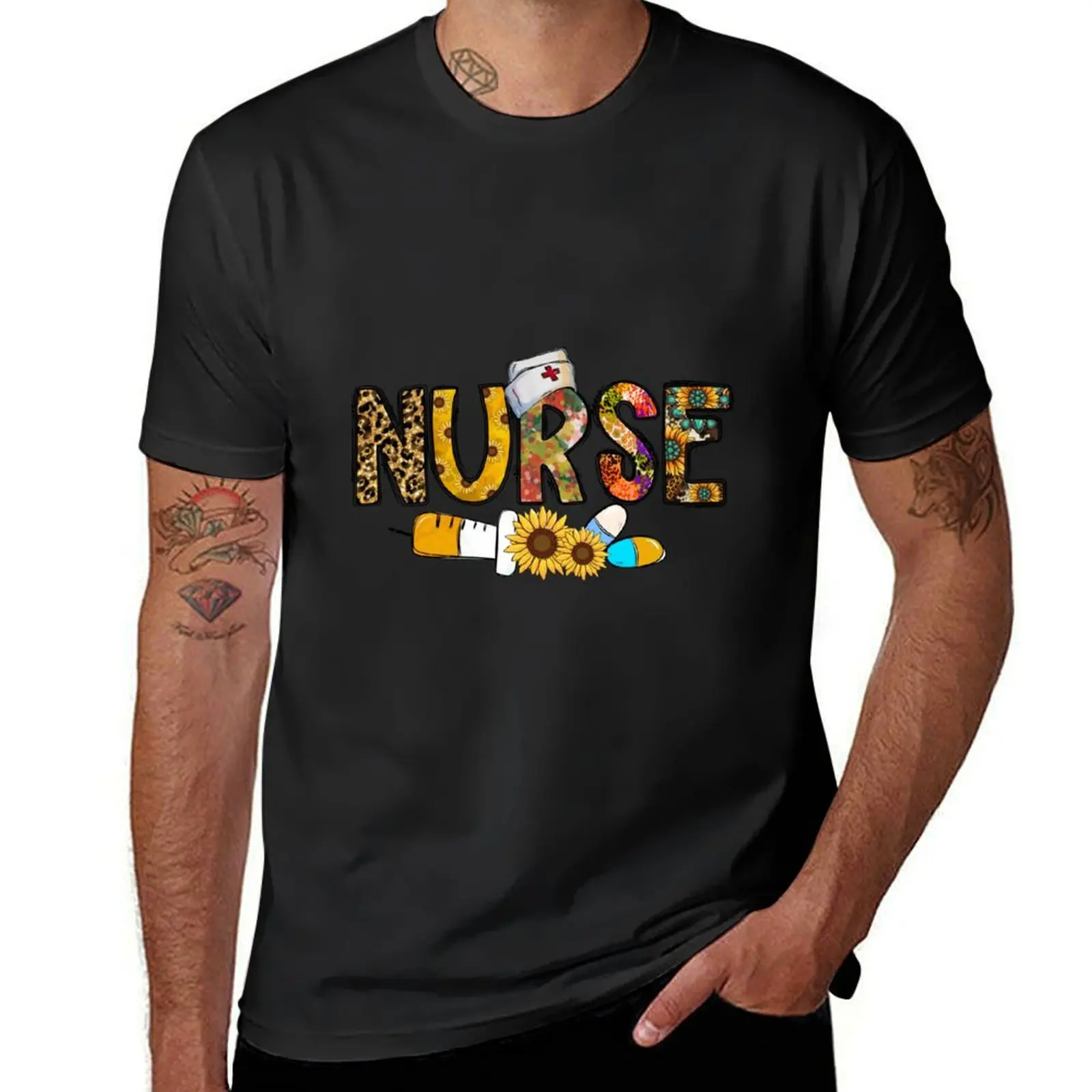 Nurse T-Shirt vintage clothes cute clothes Aesthetic clothing customizeds men clothing