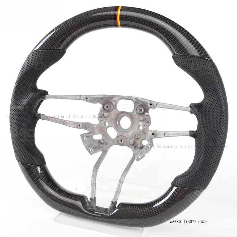 Suitable for Porsche Cayman GT3 carbon fiber steering wheel sports car modification ejection SC component.