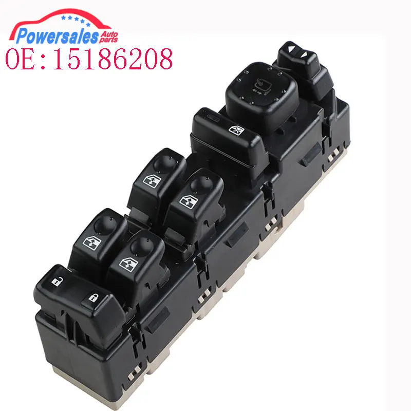 New Front Left Power Window Switch For 2003- 2006 GMC Tahoe Yukon Suburban Escalade 15186208