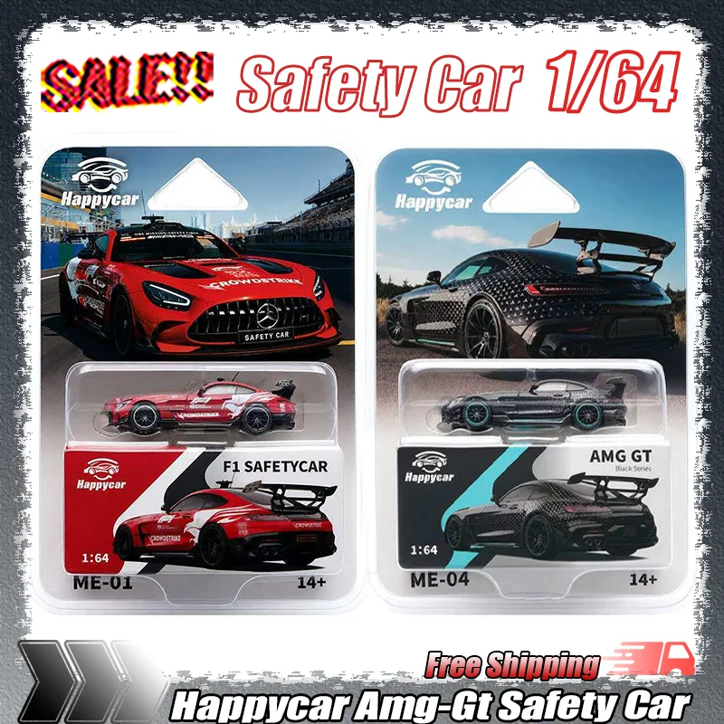 

Happycar 1:64 Scale Amg-Gt Safety Car Us Version Alloy Diecast Model For Collectible Hobby Enthusiasts Home Decor Customized Toy