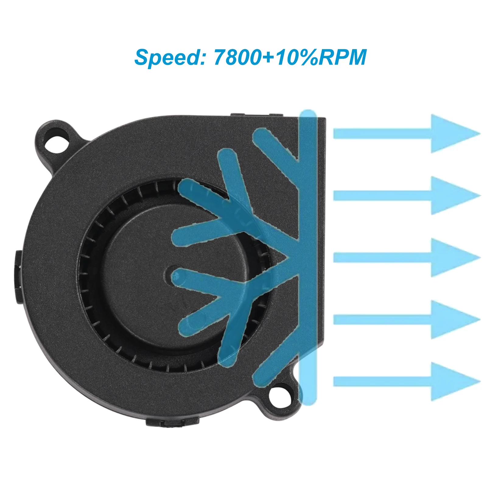5015 Cooling Fan for Bambu Lab X1 X1C P1P P1S Front Shell Component Cooling Drum Fan Dual Ball Bearing Rapid Silent Blower Fan