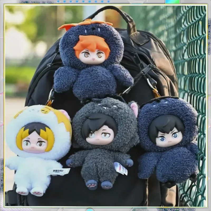 هايكيو!! Junkyard Showdown Series لطيف الفينيل أفخم قلادة على ظهره الديكور المفاتيح مهرجان هدية لعبة أصيلة تحصيل