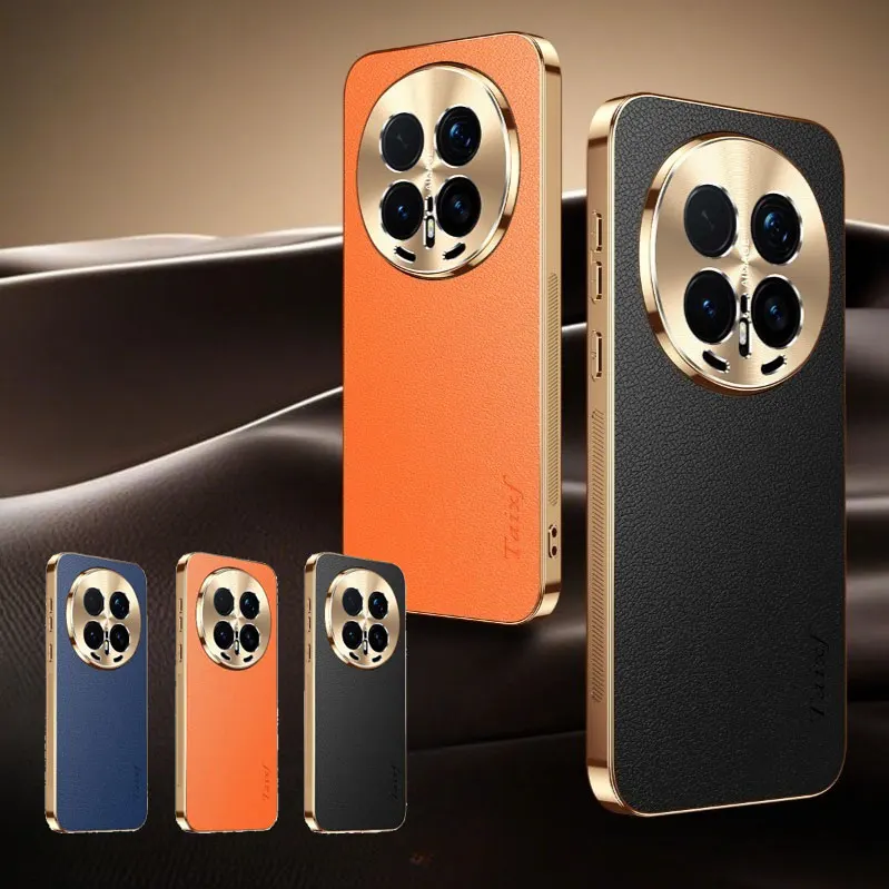 Case For Honor Magic 8 Pro PU Leather Plating Shockproof Cover For Honor Magic 8 Lite 8Pro Texture Lichee Pattern Cases Bumper