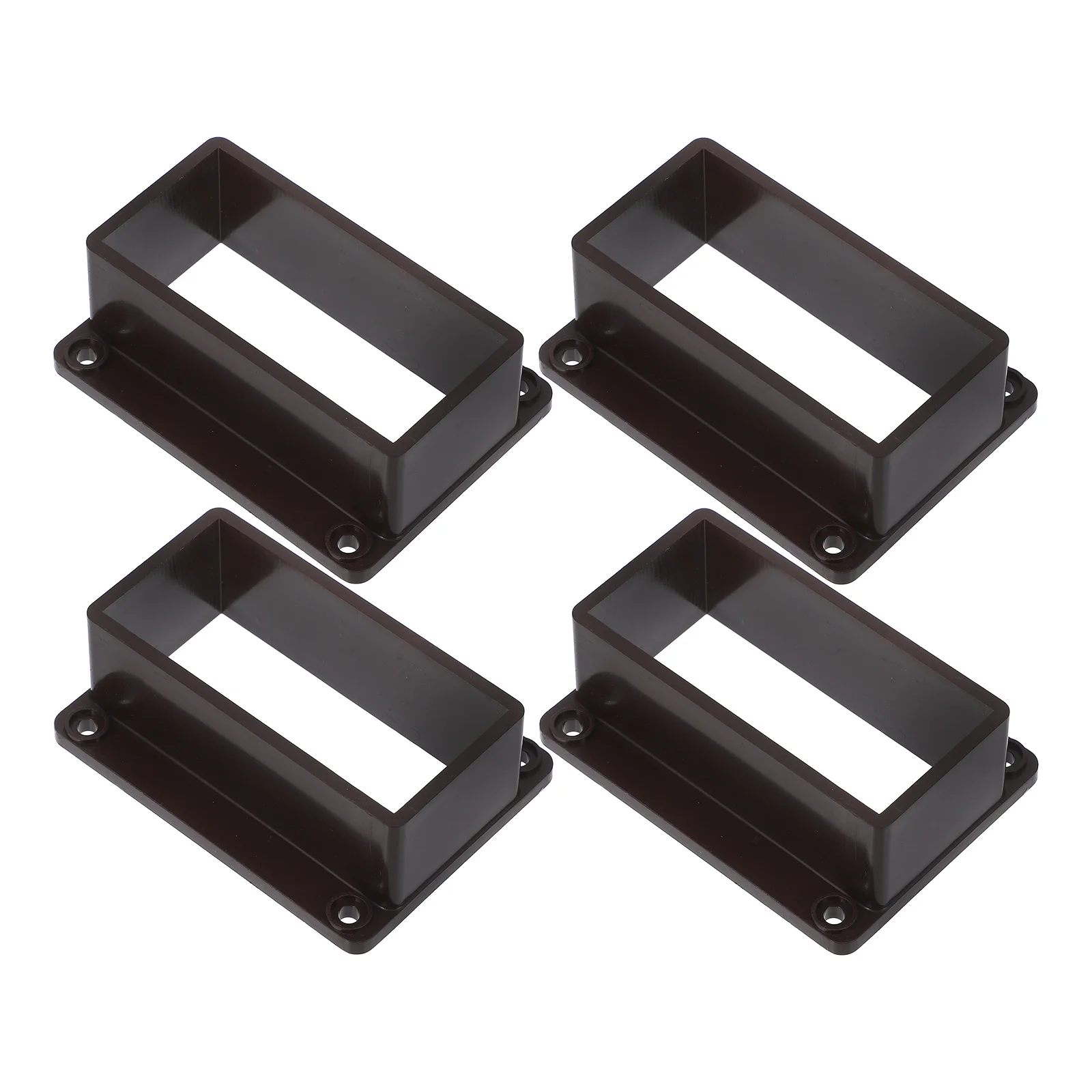 

4 Pcs Connectors for Wood Fencing Heavy Duty Guardrail Brackets Deck Railing Bracket Vinyl Fence Mounting Connector Railing