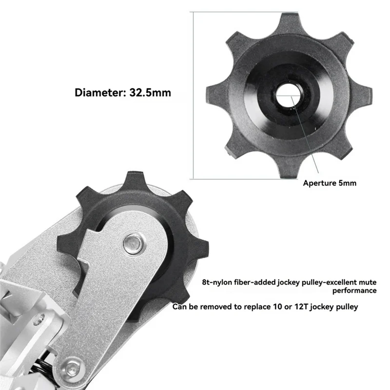 A99I-دراجة Derailleur نقل ل Brompton Cline 5/6/7 سرعة قابلة للطي سرعة الدراجة الخلفية Derailleur الدراجات الملحقات #6