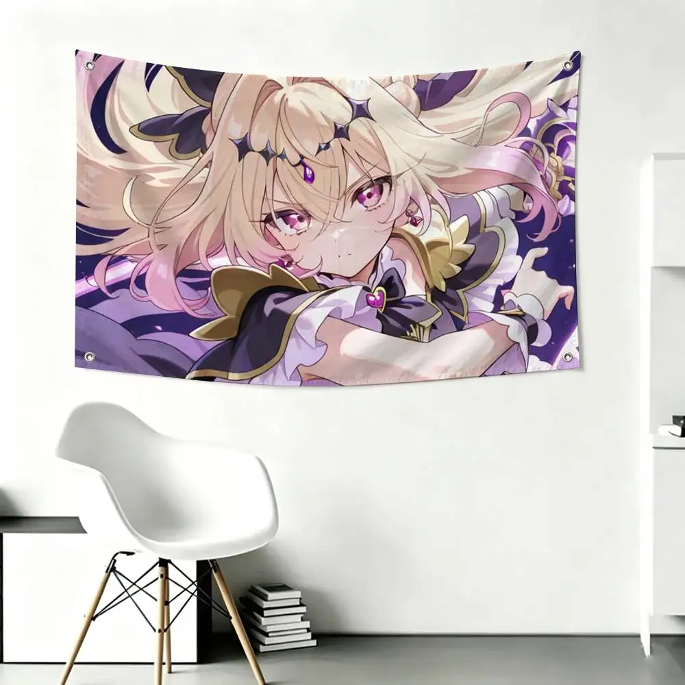 Cure A-Arcana Shadow Moria Luluka Flags Wall Hanging Tapestry Outdoor Garage Room Decorative flag Background Blanket